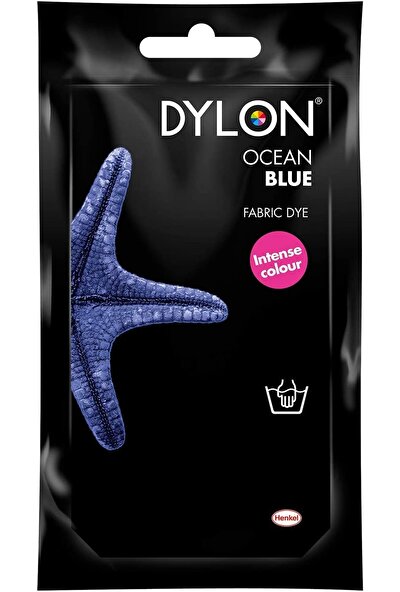 Dylon Elde Boyama - Okyanus Mavi - Ocean Blue Fabric Dye - Elde Boyama - Kumaş Boyası / Giysi Boyası
