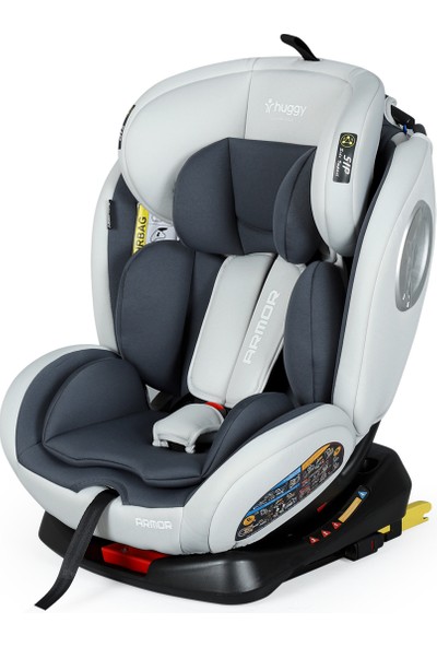 Huggy Armor ROTATE360° Dönebilen 0-36 Isofix Yatarlı Oto Koltuğu