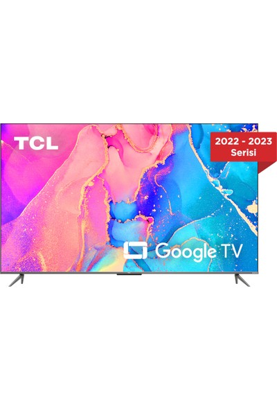 TCL 50C635G 50" 127 Ekran Uydu Alıcılı 4K Ultra HD Google Smart LED TV