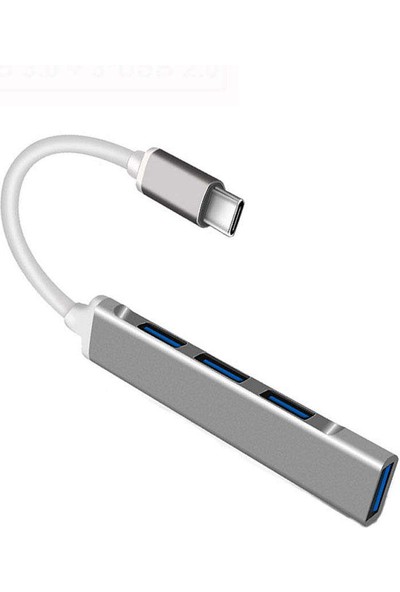Apera Tr-94 USB C 4 In 1 Hub Type-C To 4x USB A 3.0 Port Adaptör