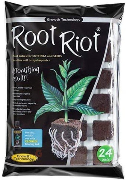 Root Riot Plant Starter Cubes 24 Adet