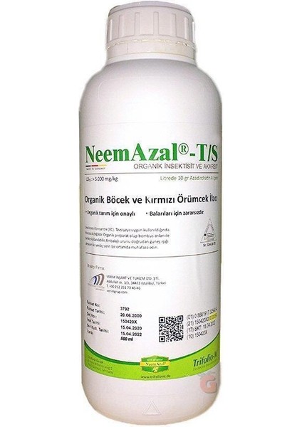 Organik Neem Yağı 1 Litre