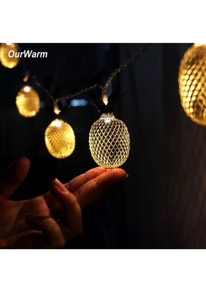 LED Işıklı Dekoratif Ananaslar modelleri