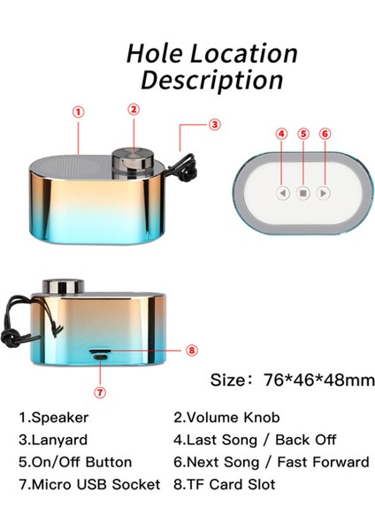 Bluetooth Kablasuz Hoparlör (Yurt Dışından)