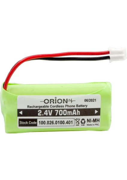 2.4V 700MAH Nı-Mh Telsiz Telefon Pil