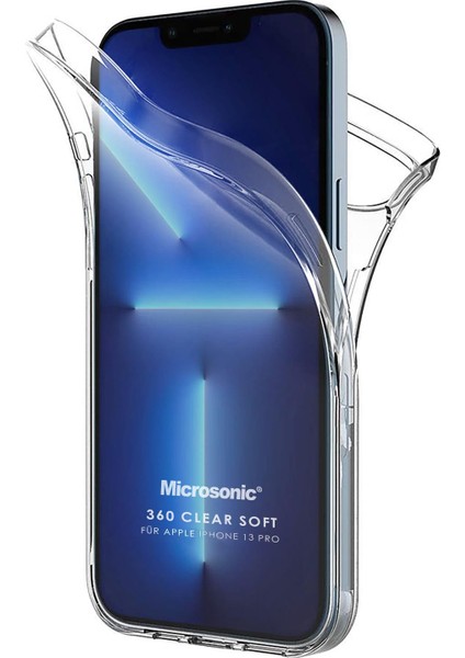 Apple iPhone 13 Pro Kılıf 360 Clear Soft Şeffaf