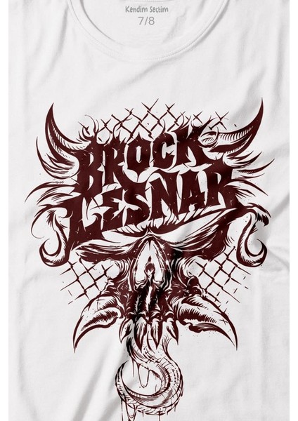 Brock Lesnar Logo Wwe Ufc Amerikan Güreşi Spor Baskılı Çocuk T-Shirt fiyatları