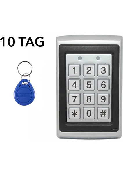 Koruyucu Kapaklı Metal RFID Şifreli Kapı Kilidi Sistemleri