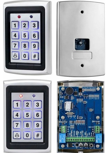 Koruyucu Kapaklı Metal RFID Şifreli Kapı Kilidi Sistemleri