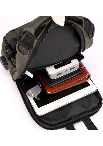 Büyük Kapasiteli Çok Fonksiyonlu Su Geçirmez Erkek Omuz Çantası - Siyah (Yurt Dışından) modelleri