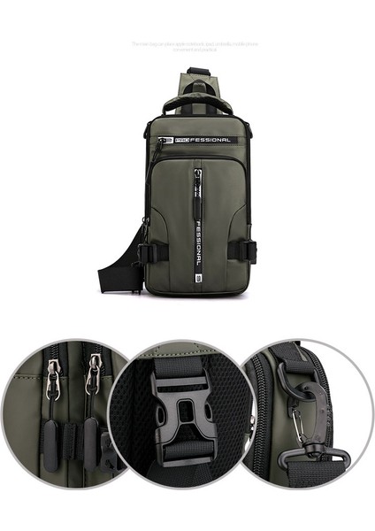 Büyük Kapasiteli Çok Fonksiyonlu Su Geçirmez Erkek Omuz Çantası - Siyah (Yurt Dışından) indirimleri