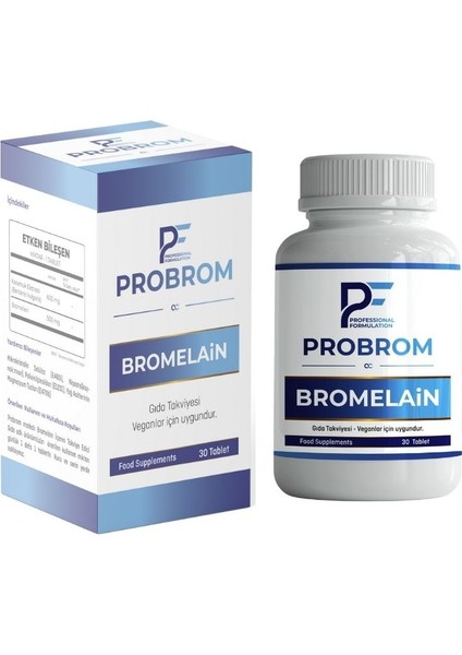 Probrom Bromelain İçeren Gıda Takviyesi 30 Tablet