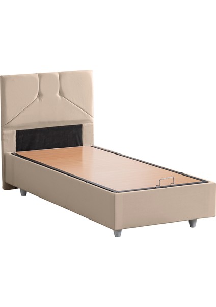 Wick Baza Başlık Letto Yatak Seti - Bej