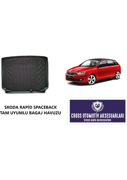 Cross Oto Aksesuarları Skoda Rapid Spaceback Bagaj Havuzu