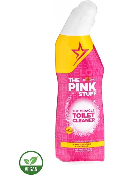 The Pink Stuff Mucizevi Oxi Leke Çıkarıcı Sprey 500 ml + Mucizevi Tuvalet Temizleyici 750 ml