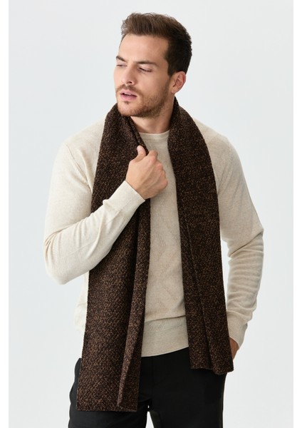 Erkek Yün Kaşkol K.kahve