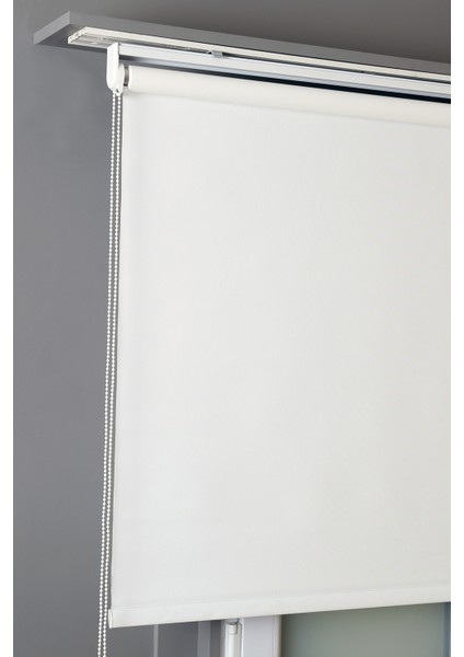 Mat Beyaz Kumaş Kaliteli Kalın Güneşlik Stor Perde