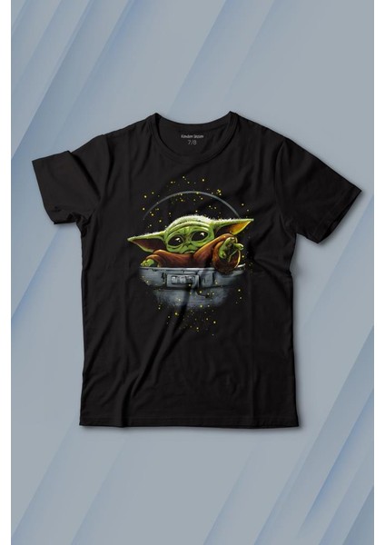Baby On Board Yoda Star Wars Yeşil Bebek Mandalorian Baskılı Çocuk T-Shirt
