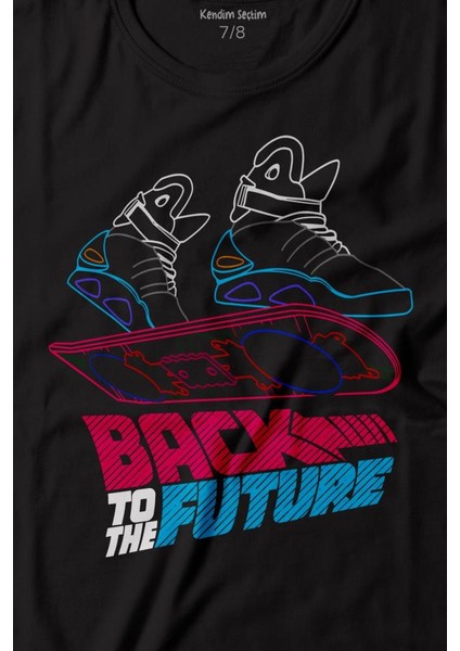 Back To The Future Geleceğe Dönüş Uçan Kaykay Baskılı Çocuk T-Shirt fiyatları