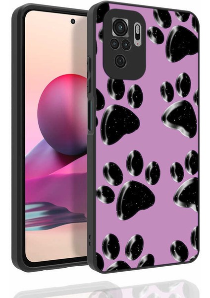 Xiaomi Redmi Note 10 Kılıf Desenli Parlak Nora Kapak