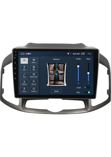 Chevrolet Captiva Android 11 Carplay Multimedya Ekran Teyp 2GB+16GB