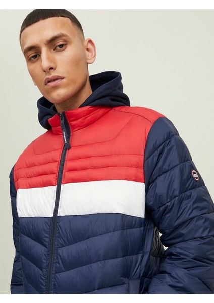 Jack & Jones Dik Yaka Lacivert Erkek Mont 12211788