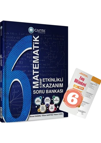 Çanta Yayınları 6.Sınıf Matematik Etkinlikli Kazanım Soru Bankası 2022