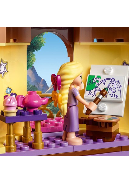 ® | Disney Princess# Rapunzel#in Kulesi 43187- 6 Yaş ve Üzeri Prenses Seven Çocuklar İçin Yaratıcı Oyuncak Yapım Seti (369 Parça)