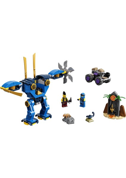 NINJAGO® Legacy Jay#in Elektro Makinesi 71740 Koleksiyonluk Minifigürler İçeren Ninja Yapım Oyuncağı (106 Parça)