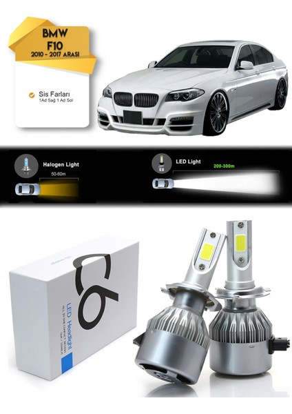 Bmw F 10 Sis Farı LED Xenon Şimşek Etkili 2010 - 2017 Arası