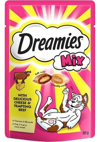 Biftek Peynir Mix Kedi Ödülü 60 gr x 6