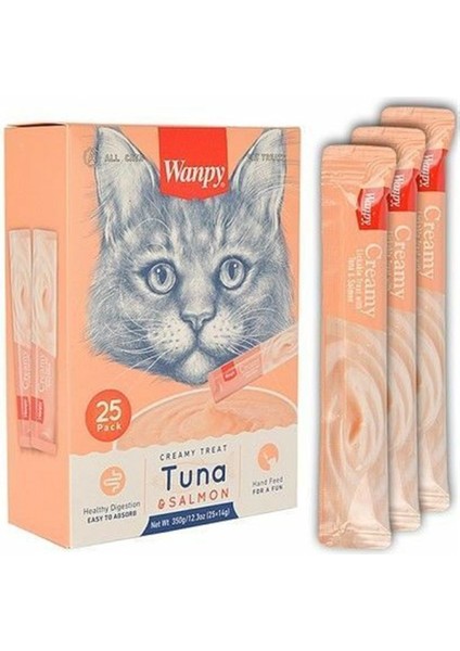 Ton Balıklı Karidesli RA-050-1 Likit Sıvı Kedi Ödülü 14 gr x 25 Li