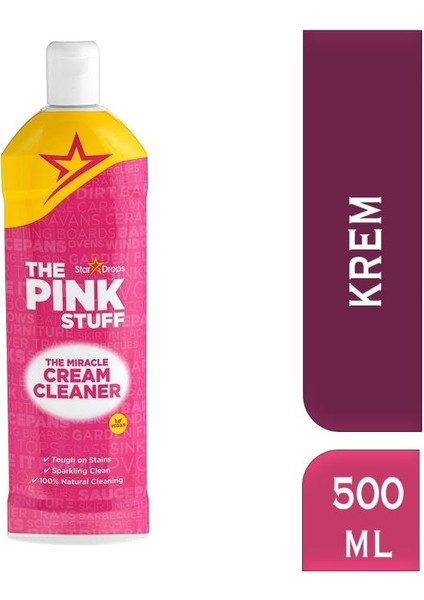 The Pink Stuff Mucizevi Banyo Köpük Temizleyici 750 ml + Mucizevi Krem 500 ml