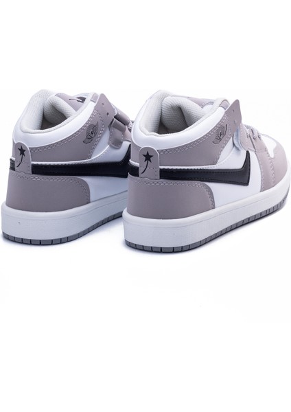 Beyaz Gri Çocuk Sneaker 7169 modelleri