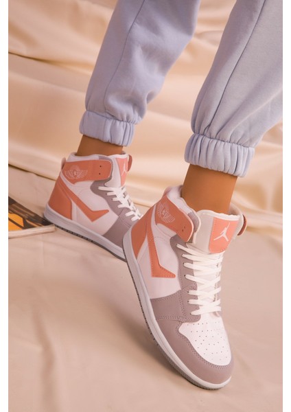 Buz Beyaz Kadın Sneaker 8070