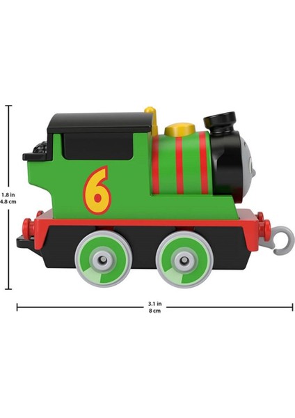 Thomas ve Friends Küçük Tekli Tren Sür Bırak HFX89 HBY22 Percy