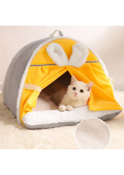 Kışın Sıcak Tut Çadır Kedi Yatağı (Yurt Dışından) fırsatları