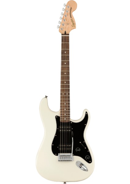 Affinity Stratocaster HH Laurel Klavye Black PG Olympic White Elektro Gitar