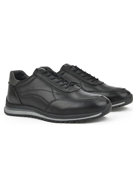 Erkek Deri Sneaker 1231002 415 Siyah fiyatları
