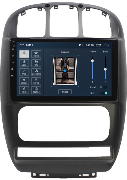 Chysler Grand Voyager Android 11 Carplay Multimedya Ekran Teyp 2GB+16GB fiyatları