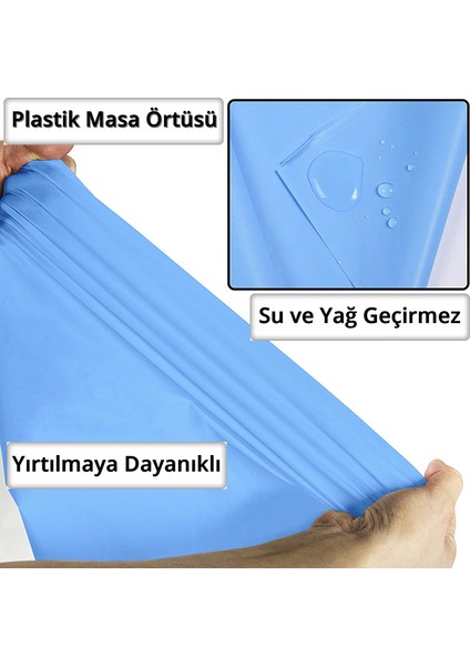 Masa Örtüsü 137CM x 270CM - Mavi modelleri