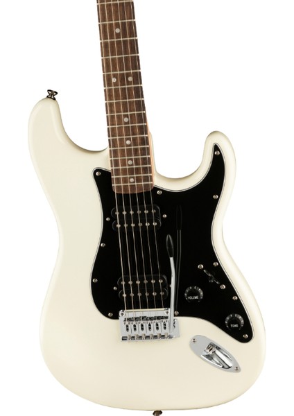 Affinity Stratocaster HH Laurel Klavye Black PG Olympic White Elektro Gitar
