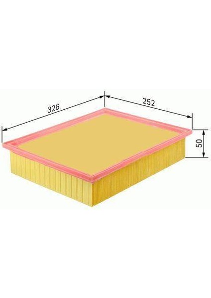 Sardes Hava Filtresi Vectra C 1.6-2.0 16V 03 Sıgnum 03 Croma 05