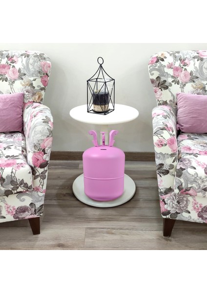 Dekoratif Metal Tüp Kumbara Boy 42 cm En 26 cm Pembe Renk