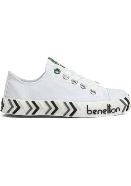 ® | BN-30635-3374 Beyaz Siyah - Çocuk Spor Ayakkabı