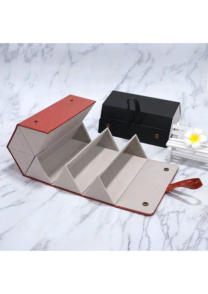 Yeni Çoklu Çerçeveli Gözlük Saklama Kutusu Minimalist Güneş Gözlüğü Miyop Gözlük Asılı Çanta Taşınabilir Büyük Kapasiteli Güneş Gözlüğü Katlanır Kutu (Yurt Dışından)