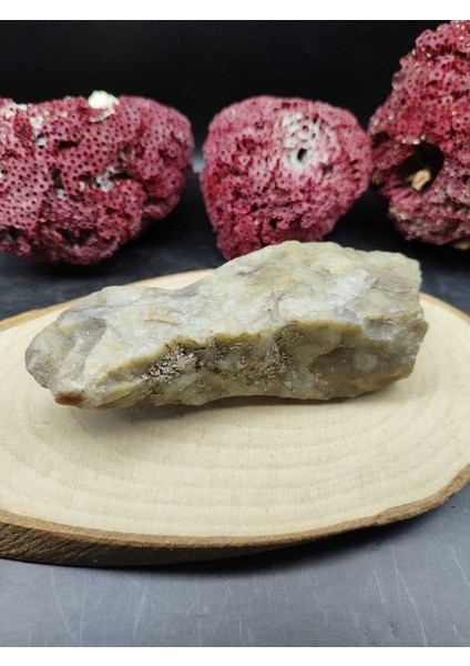 Aventurin Ham Doğal Taş Kaya (Sertifikalı)