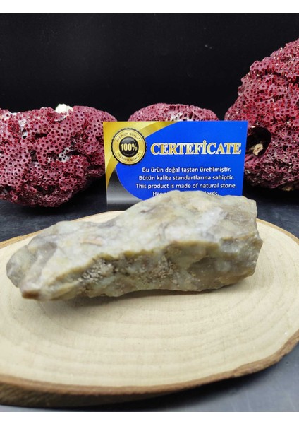 Aventurin Ham Doğal Taş Kaya (Sertifikalı)