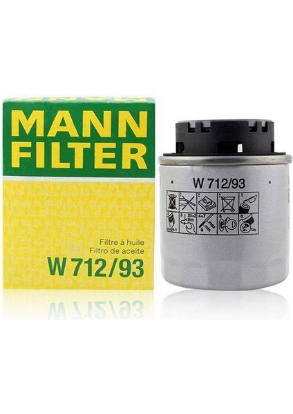Mann W712/93 Yağ Filtresi