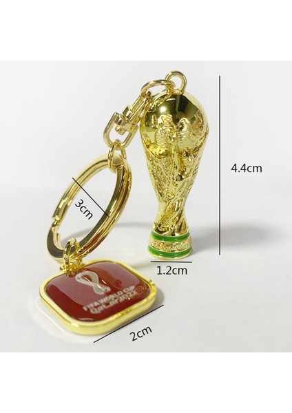 Anahtarlık Kolye Exquisit Hediye Futbol Dünya Kupası Anahtarlık Kolye Hafif (Yurt Dışından)